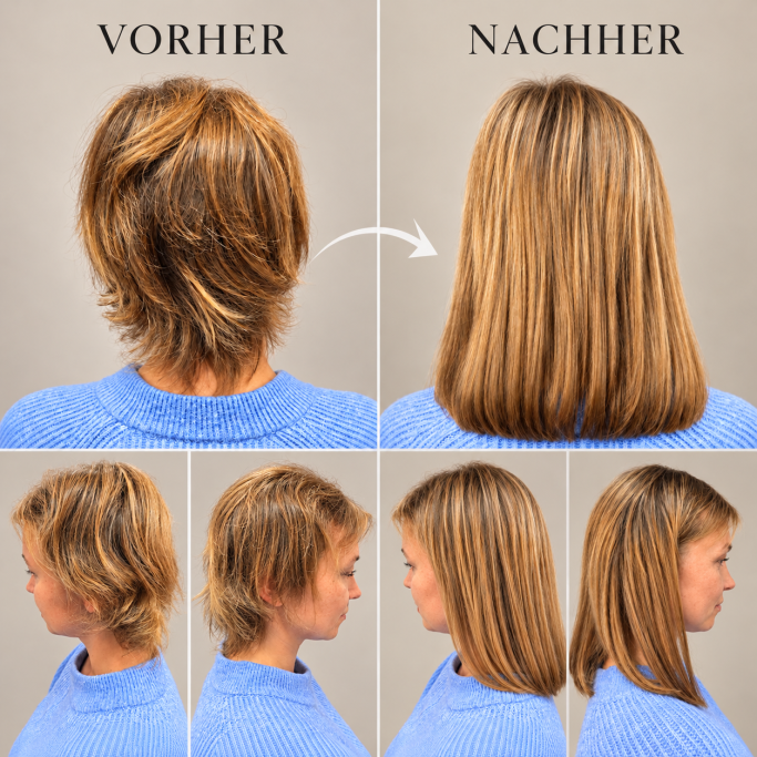 Vorher-Nachher-Haarveränderung bei Friseur Winterberg Inh. Elke Kolz