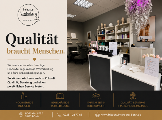 Friseur Winterberg Bonn – Qualität und persönlicher Service